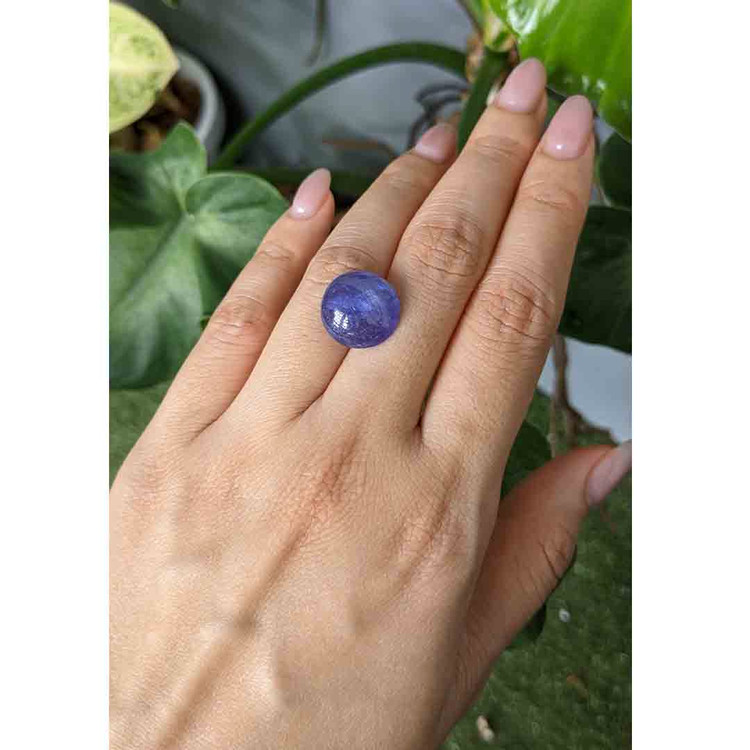 11.18 Ct. Cabochon Tanzanite from Tanzania