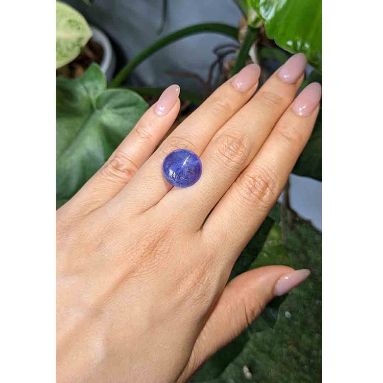 11.18 Ct. Cabochon Tanzanite from Tanzania