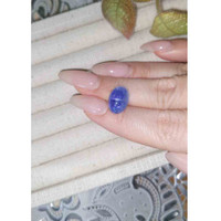 8.81 Ct. Cabochon Tanzanite from Tanzania Life Style