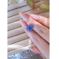 8.81 Ct. Cabochon Tanzanite from Tanzania Life Style