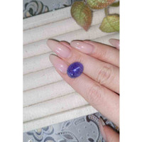 13.30 Ct. Cabochon Tanzanite from Tanzania Life Style