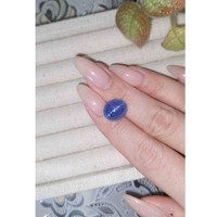 8.27 Ct. Cabochon Tanzanite from Tanzania Life Style