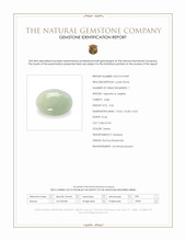 4.56 Ct. Green Cabochon Jade from Burma (Myanmar) Scan Report