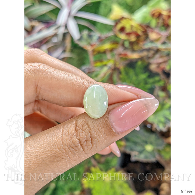 4.56 Ct. Cabochon White Opal from Burma (Myanmar)