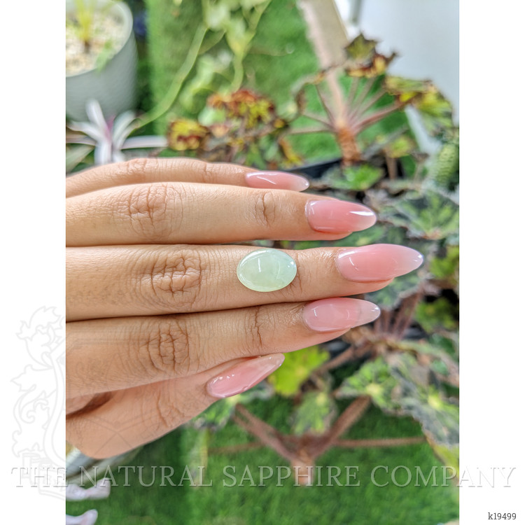 4.56 Ct. Cabochon White Opal from Burma (Myanmar)