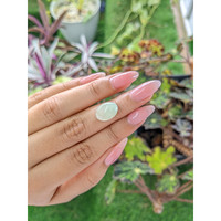 4.56 Ct. Cabochon White Opal from Burma (Myanmar) Life Style