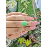 5.45 Ct. Cabochon White Opal from Burma (Myanmar) Life Style