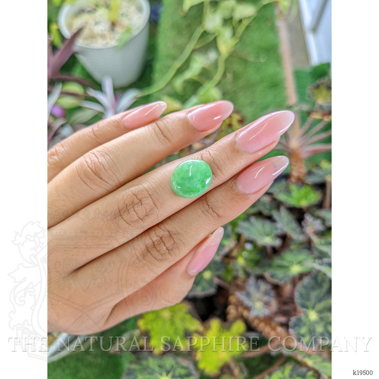 5.45 Ct. Cabochon White Opal from Burma (Myanmar)