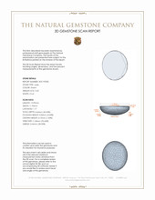 5.45 Ct. Cabochon White Opal from Burma (Myanmar) 3 D Scan Report