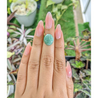 6.46 Ct. Cabochon White Opal from Burma (Myanmar) Life Style