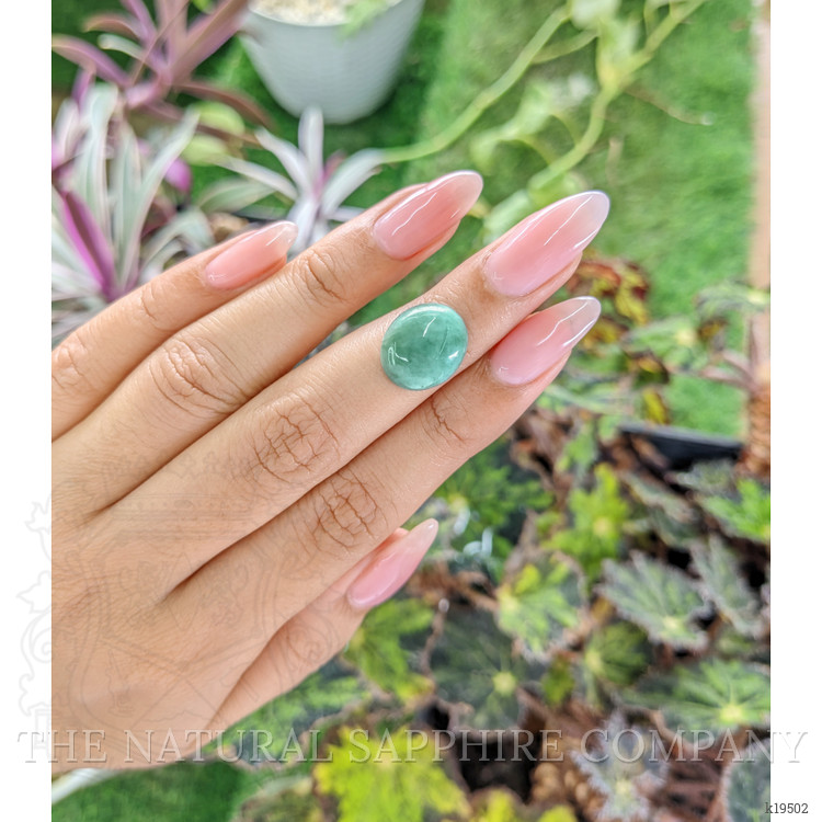 6.46 Ct. Cabochon White Opal from Burma (Myanmar)