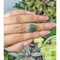 6.85 Ct. Cabochon White Opal from Burma (Myanmar) Life Style