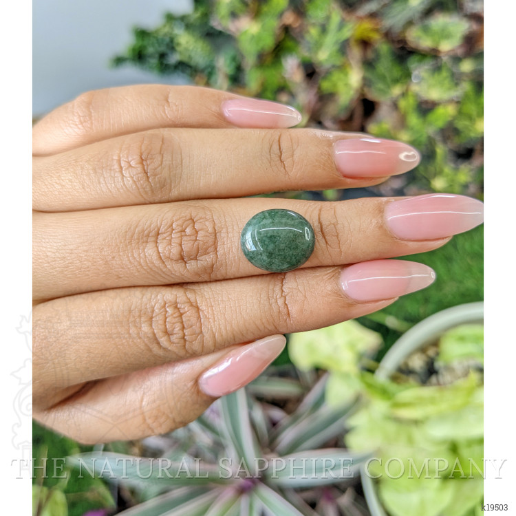 6.85 Ct. Cabochon White Opal from Burma (Myanmar)