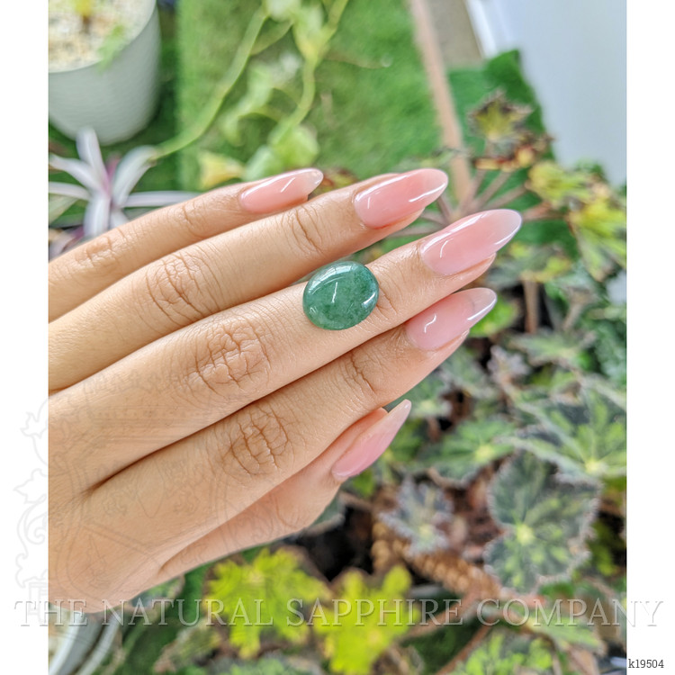 8.20 Ct. Cabochon White Opal from Burma (Myanmar)