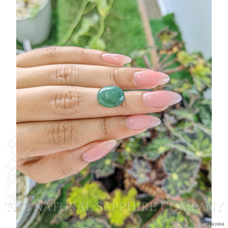 8.20 Ct. Cabochon White Opal from Burma (Myanmar)