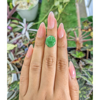 5.47 Ct. Cabochon White Opal from Burma (Myanmar) Life Style