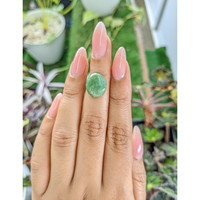 6.42 Ct. Cabochon White Opal from Burma (Myanmar) Life Style