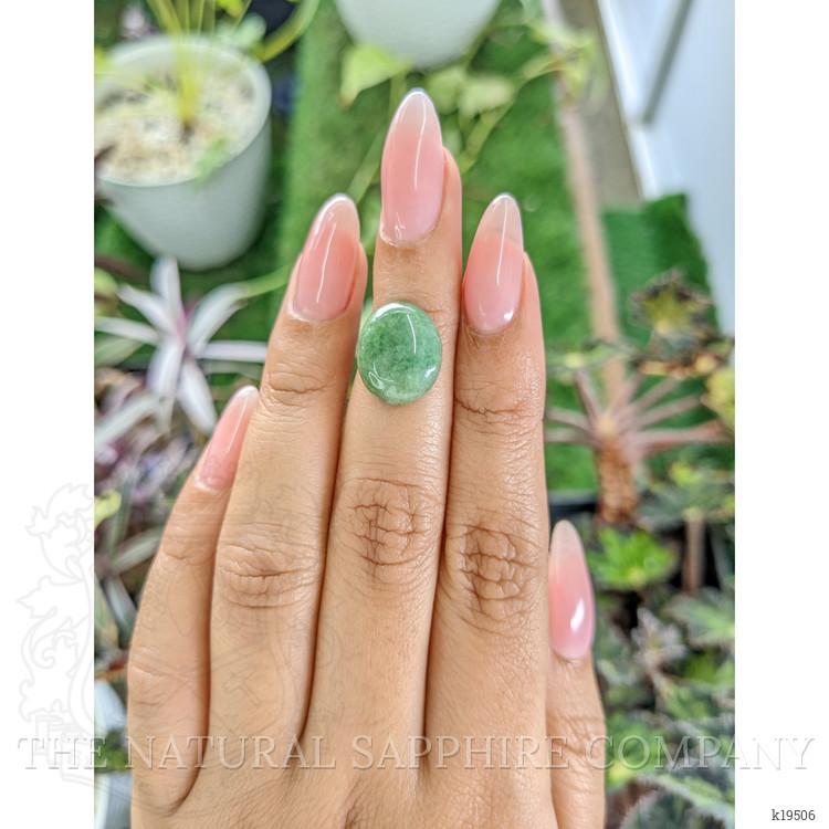 6.42 Ct. Cabochon White Opal from Burma (Myanmar)