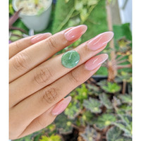 6.42 Ct. Cabochon White Opal from Burma (Myanmar) Life Style