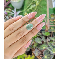 5.81 Ct. Cabochon White Opal from Burma (Myanmar) Life Style