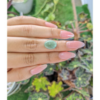 5.81 Ct. Cabochon White Opal from Burma (Myanmar) Life Style