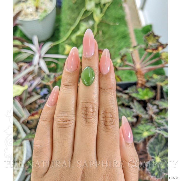 4.44 Ct. Cabochon White Opal from Burma (Myanmar)