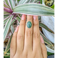 5.93 Ct. Cabochon White Opal from Burma (Myanmar) Life Style