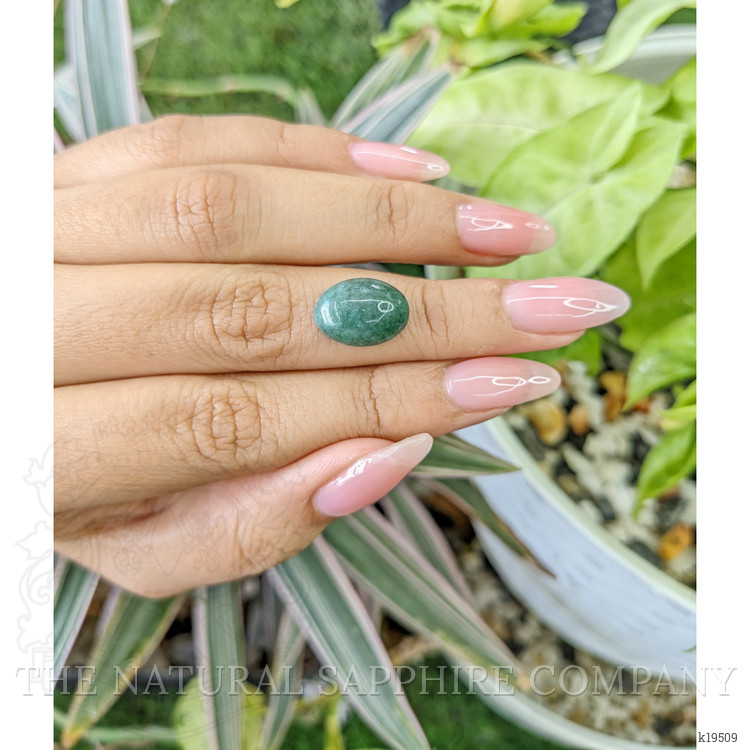 5.93 Ct. Cabochon White Opal from Burma (Myanmar)