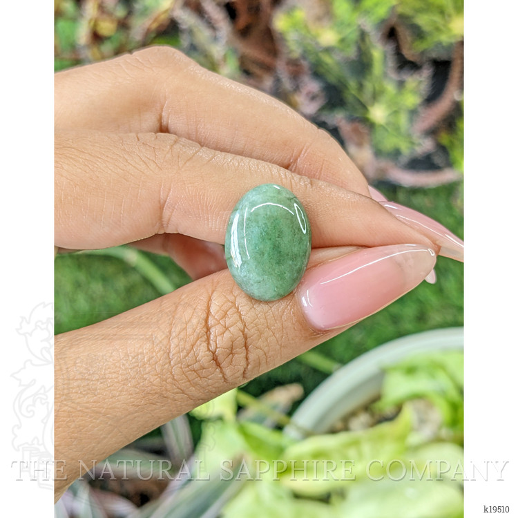 9.89 Ct. Cabochon White Opal from Burma (Myanmar)