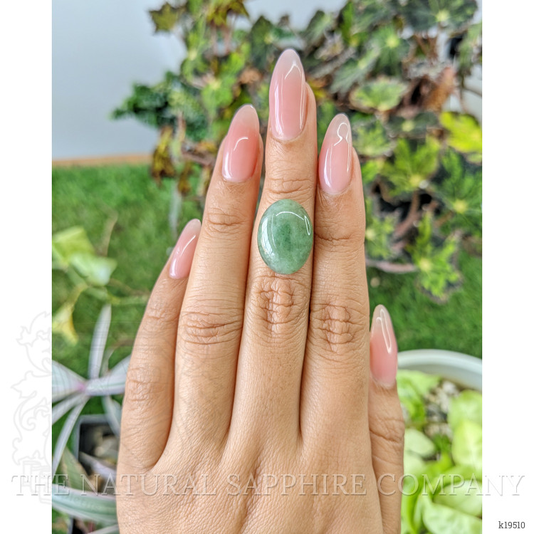 9.89 Ct. Cabochon White Opal from Burma (Myanmar)