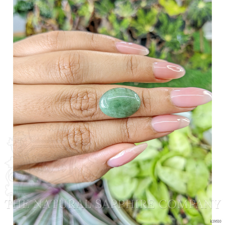 9.89 Ct. Cabochon White Opal from Burma (Myanmar)