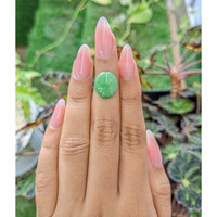 6.20 Ct. Cabochon White Opal from Burma (Myanmar) Life Style