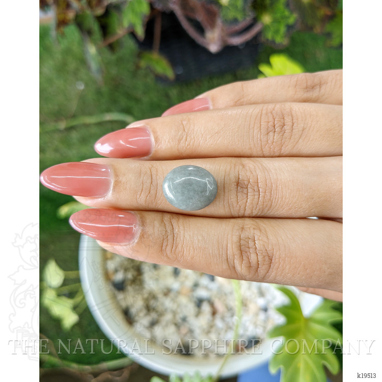 7.21 Ct. Cabochon White Opal from Burma (Myanmar)