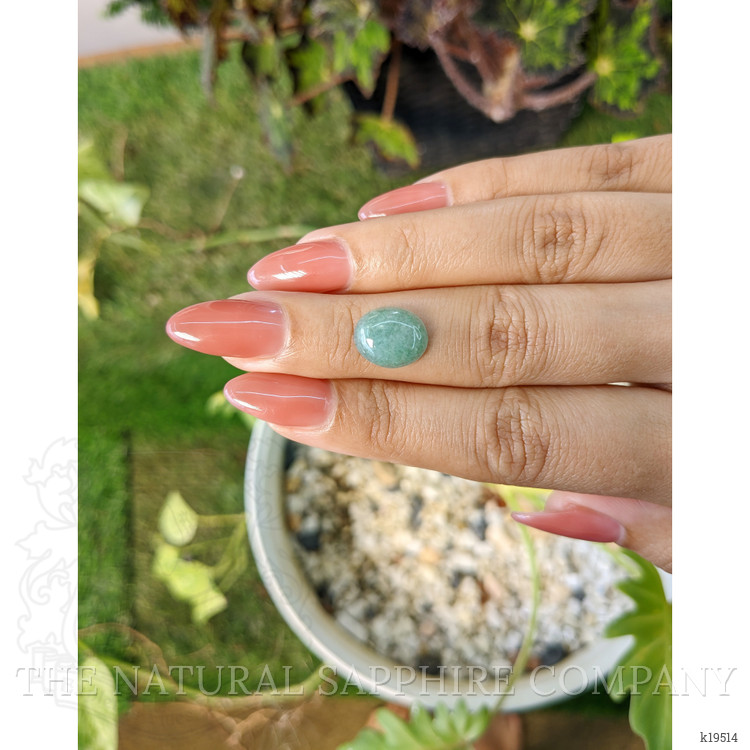 3.92 Ct. Cabochon White Opal from Burma (Myanmar)