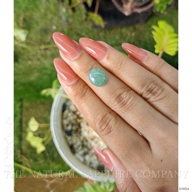 3.92 Ct. Cabochon White Opal from Burma (Myanmar)