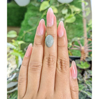 4.82 Ct. Cabochon White Opal from Burma (Myanmar) Life Style