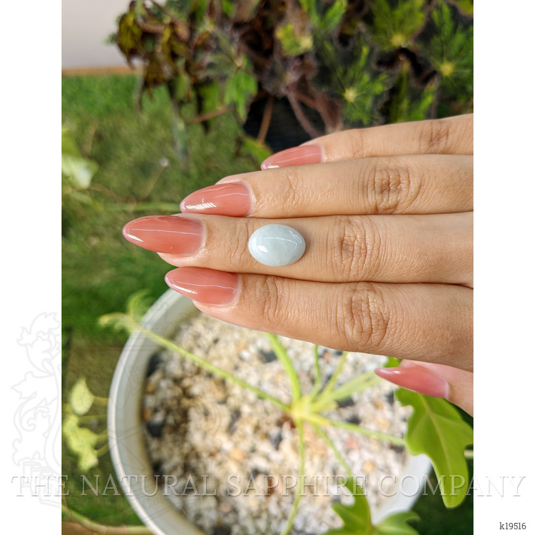 5.06 Ct. Cabochon White Opal from Burma (Myanmar)