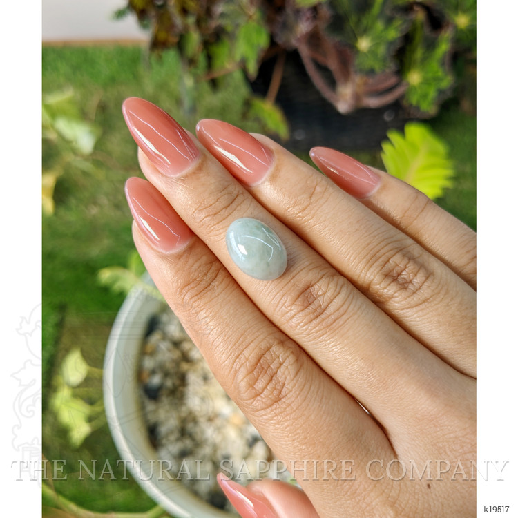 5.90 Ct. Cabochon White Opal from Burma (Myanmar)