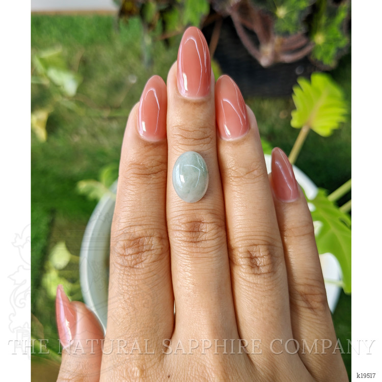 5.90 Ct. Cabochon White Opal from Burma (Myanmar)