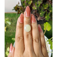 6.62 Ct. Cabochon White Opal from Burma (Myanmar) Life Style