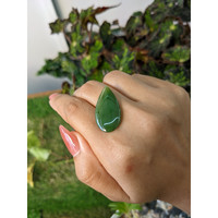 16.58 Ct. Cabochon White Opal from Burma (Myanmar) Life Style