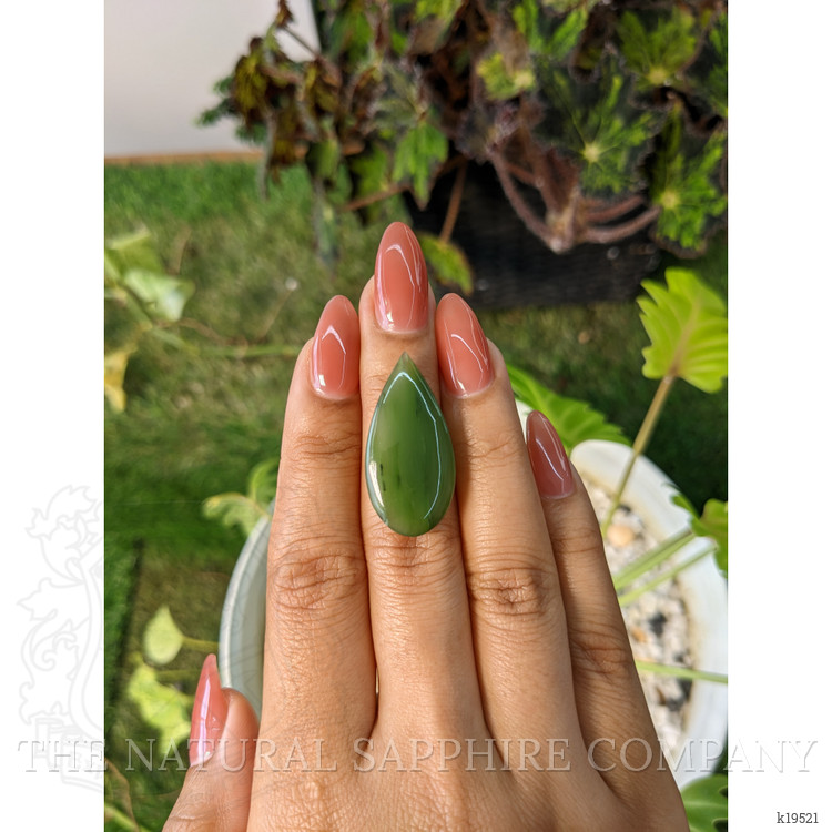 16.58 Ct. Cabochon White Opal from Burma (Myanmar)