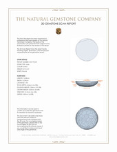 6.47 Ct. Cabochon White Opal from Burma (Myanmar) 3 D Scan Report