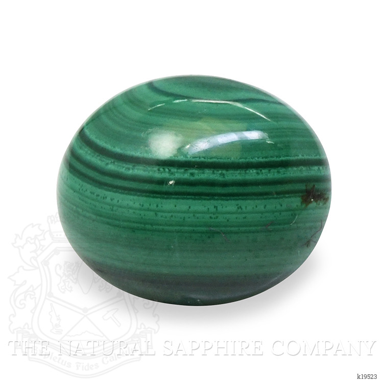 4.93 Ct. Cabochon Malachite from Russia