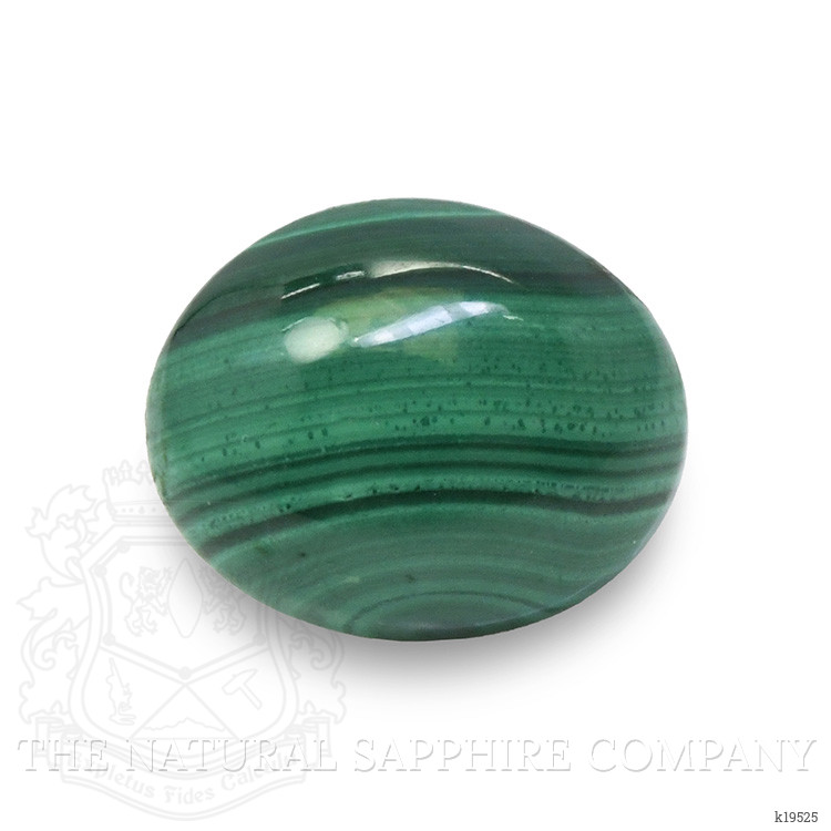 5.00 Ct. Cabochon Malachite from Russia