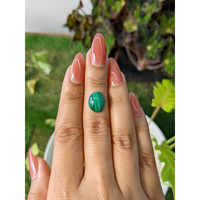 5.00 Ct. Cabochon Malachite from Russia Life Style