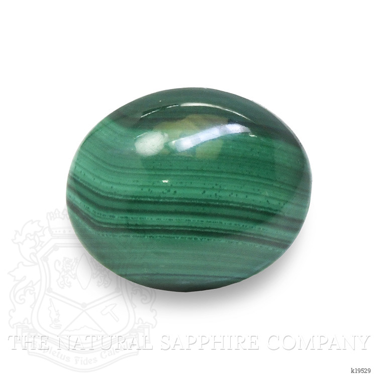4.68 Ct. Cabochon Malachite from Russia