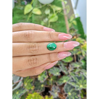 4.62 Ct. Cabochon Malachite from Russia Life Style