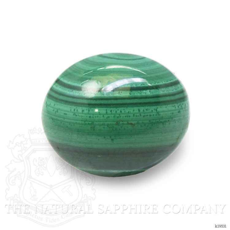 5.31 Ct. Cabochon Malachite from Russia
