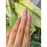 3.17 Ct. Cabochon Coral from Italy Life Style